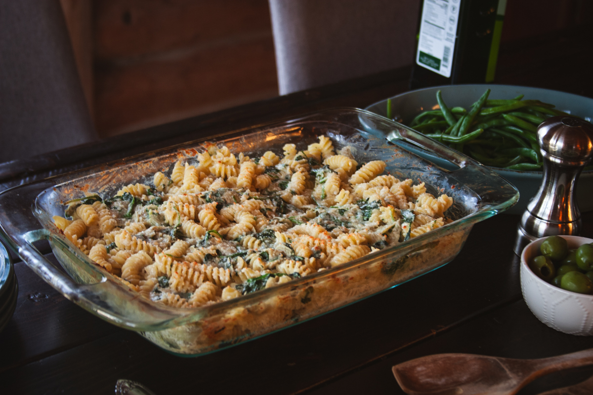 spinach-artichoke-pasta-bake - Daily Ciabatta